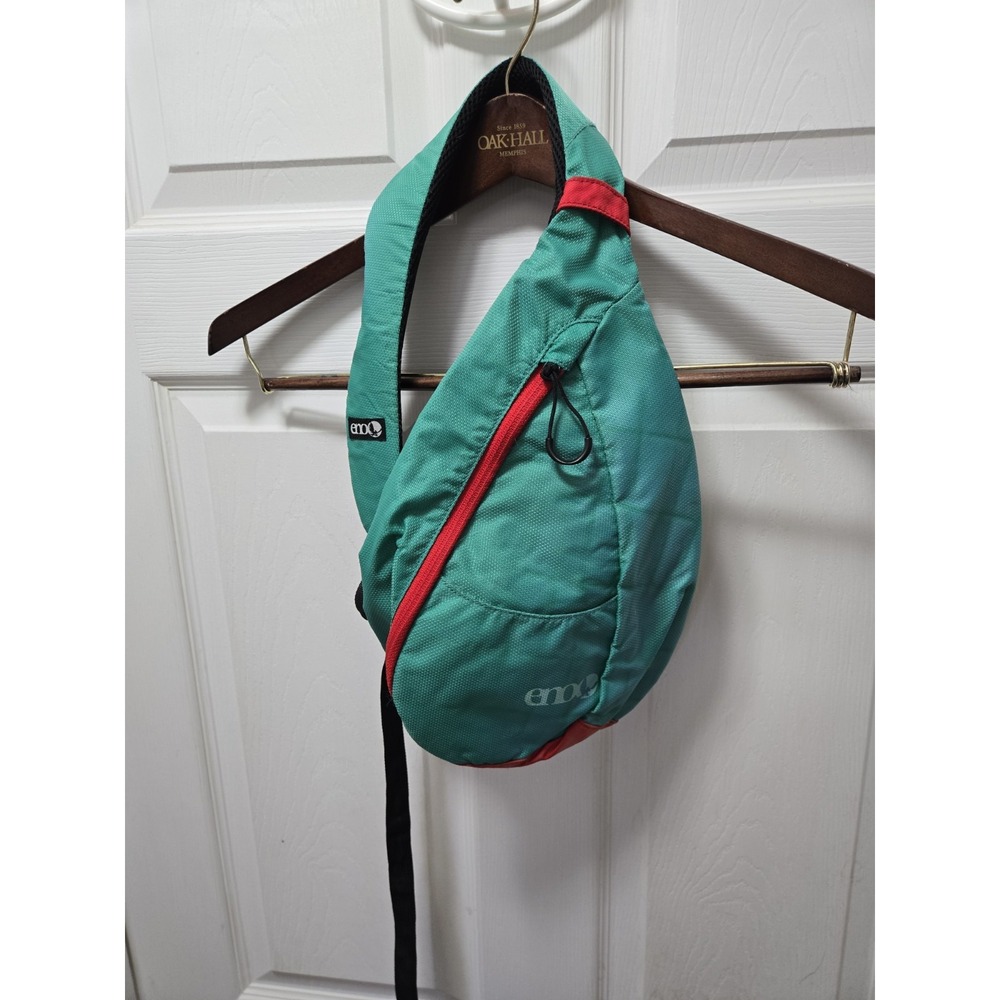 ENO Sling Backpack Mens Womens Green Single Strap Crossbody Outdoor Bag